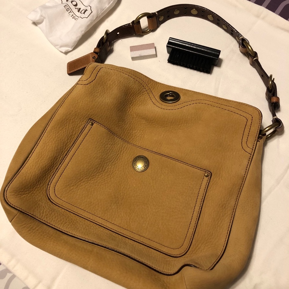 Coach Bag Suede